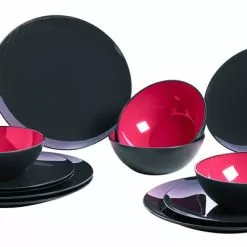 Juego De Vajilla De Melamina Línea Gris Gimex 12 Pzas. -Cocinas y barbacoas Ventas 114213 2389273 1