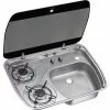 Waeco Combinación De Cocina Y Fregadero De 2 Fuegos Dometic HSG 2445 -Cocinas y barbacoas Ventas 153127 2271271