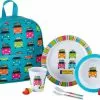Flamefield Camper Smiles Junior Tableware Set 5 Pcs Incl. Backpack -Cocinas y barbacoas Ventas 199565 2383490