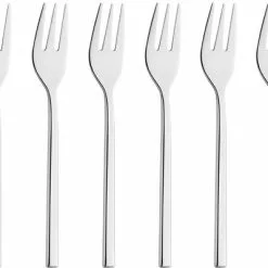 B/R/K Juego De Cubiertos Valencia Cake Fork Juego De 6