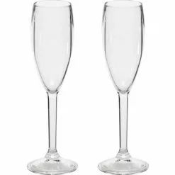 Copa De Plástico Para Champán Gimex 200 Ml Juego De 2