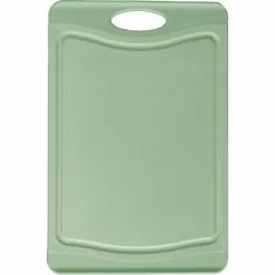 Tabla De Cortar Steuber Con Ranura Para Jugos Grande 37 X 25 Cm Menta