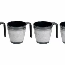 Juego De Vajilla De Melamina De Granito Flamefield 12 Piezas Aqua -Cocinas y barbacoas Ventas 252395 1808886