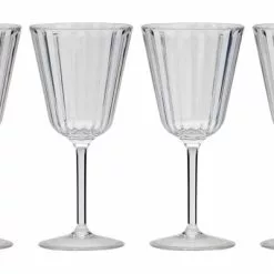 Copas De Plástico Flamefield Royal 280 Ml Juego De 4