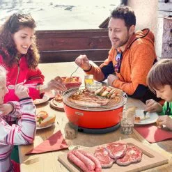 Feuerdesign Vesuvio Charcoal Grill / Table Grill Rojo