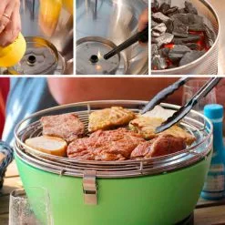 Feuerdesign Vesuvio Charcoal Grill / Table Grill Verde -Cocinas y barbacoas Ventas 291145 2438089 2