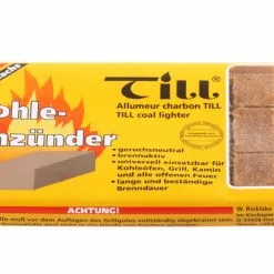 Till Encendedor De Barbacoa Madera / Cera 24 Piezas