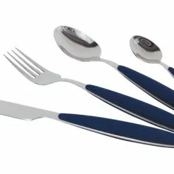 Juego De Cubiertos De Acero Inoxidable Gimex 16 Piezas Azul Marino -Cocinas y barbacoas Ventas 327731 2538170