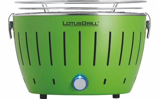 Parrilla De Carbón LotusGrill Con Bolsa De Transporte Verde Lima 3 Parrilla De Carbón LotusGrill Con Bolsa De Transporte Verde Lima