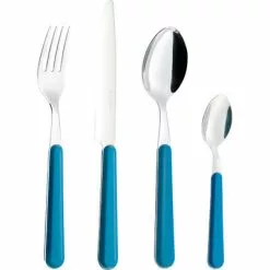 Juego De Cubiertos Berger Happy Camper 16 Piezas De Colores