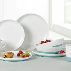 Juego De Vajilla De Melamina Berger Stone 8 Pcs Lime -Cocinas y barbacoas Ventas 343179 2410046