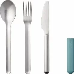 Juego De Cubiertos De Acero Inoxidable Mepal Bloom Incl. Funda De Plástico 3 Piezas Pebble White -Cocinas y barbacoas Ventas 349274 2655233 2