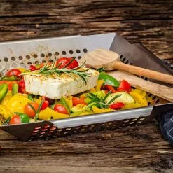 Cesta Para Verduras Grillfürst De Acero Inoxidable 34,5 X 34,5 X 7 Cm -Cocinas y barbacoas Ventas 384707 2808569