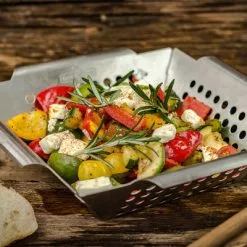 Cesta Para Verduras Grillfürst De Acero Inoxidable 34,5 X 34,5 X 7 Cm -Cocinas y barbacoas Ventas 385495 2824604