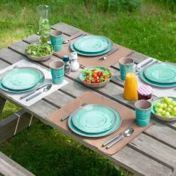 Juego De Tazas De Melamina Bo-Camp 4 Piezas Beige/marrón -Cocinas y barbacoas Ventas 385516 2835262 2