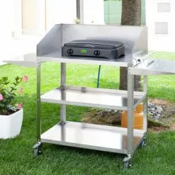 Estufa De Gas CF Parker De 2 Fuegos Sin Fusible De Encendido Antracita -Cocinas y barbacoas Ventas 397980 2906046