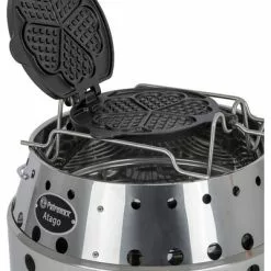 Gofrera Reversible De Hierro Fundido Petromax, Incluyendo El Marco De Soporte -Cocinas y barbacoas Ventas 419276 3003141