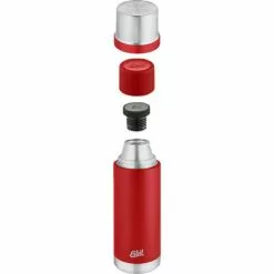 Esbit Sculptor Botella Aislada De Acero Inoxidable 1 Litro Borgoña