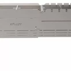 Parrilla De Carbón De Acero Inoxidable Extensible Knister Premium Con Pincho Incluido