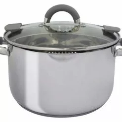 Eurotrail Gerona Olla De Acero Inoxidable Con Tapa 3,5 Litros