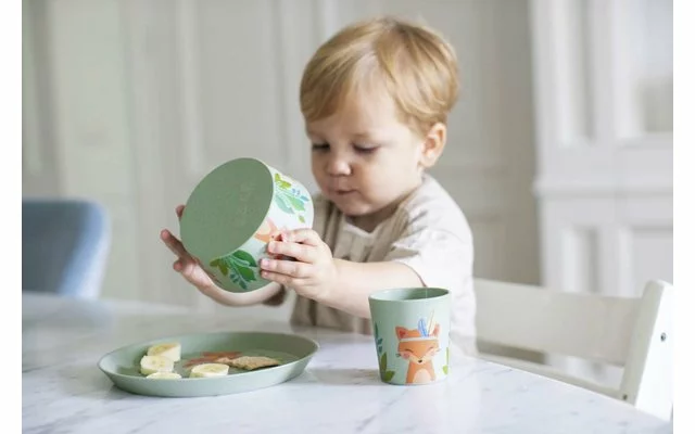 Koziol Organic Kids Set Vajilla Para Niños 3 Piezas Turquesa 8 Koziol Organic Kids Set Vajilla Para Niños 3 Piezas Turquesa - Imagen 6