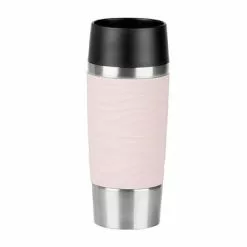 Taza Aislante Emsa Waves 0,36 Litros Rosa