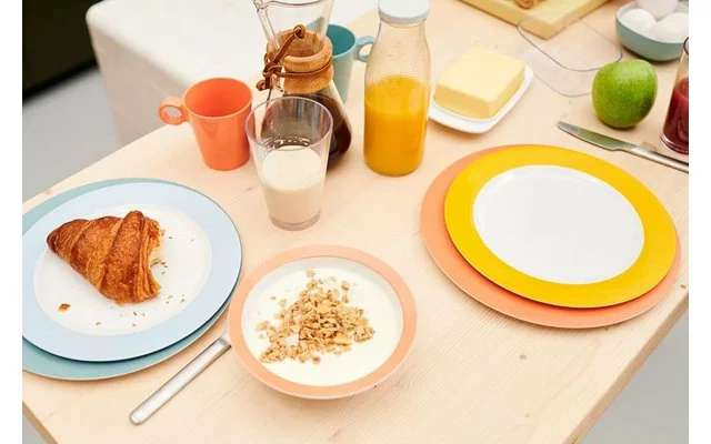 Plato Llano Mepal Wave 260 Mm Azul Nórdico 4 Plato Llano Mepal Wave 260 Mm Azul Nórdico - Imagen 2