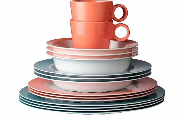 Plato Llano Mepal Wave 260 Mm Azul Nórdico 6 Plato Llano Mepal Wave 260 Mm Azul Nórdico - Imagen 4