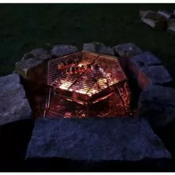 Parrilla Y Cuenco De Fuego Hexagonal Origin Outdoors 40 X 45 Cm -Cocinas y barbacoas Ventas 517964 3485095