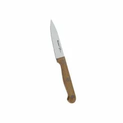 Cuchillo De Cocina Metaltex Rustique Con Mango De Madera 18 Cm