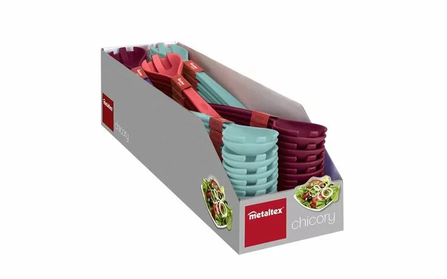 Servidores De Ensalada De Achicoria Metaltex 3 Servidores De Ensalada De Achicoria Metaltex