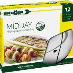 Brunner Midday Cosmic Vajilla De Melamina 12 Pzas. -Cocinas y barbacoas Ventas 532635 3647411