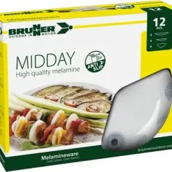 Brunner Midday Cosmic Vajilla De Melamina 12 Pzas. -Cocinas y barbacoas Ventas 532650 3647429