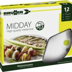 Brunner Midday Cosmic Vajilla De Melamina 12 Pzas. -Cocinas y barbacoas Ventas 532653 3647447