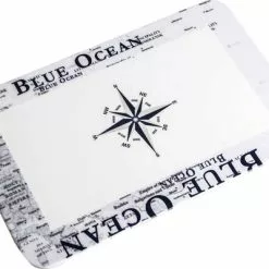 Tabla De Cortar Brunner Blue Ocean 23,5 X 14,5 Cm Blanco