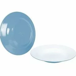 Placa Bo-Camp Bicolor Profunda 4 Piezas Gris/blanco