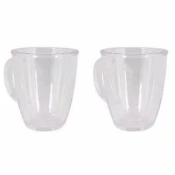 Taza Térmica Bo-Camp Doble Pared 2 Piezas 340 Ml Transparente