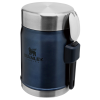 Stanley-1913 Stanley Classic Legendary Recipiente Para Alimentos Con Cuchara 400 Ml Negro Mate