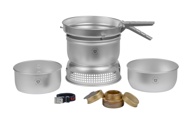 Trangia Trangiakök 25 -1 UL Set De Cocina Para Camping De 3 Piezas Con Quemador Spirit Set 1 3 Trangia Trangiakök 25 -1 UL Set De Cocina Para Camping De 3 Piezas Con Quemador Spirit Set 1