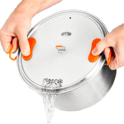 Juego De Cacerolas De Acero Inoxidable GSI Glacier Base L -Cocinas y barbacoas Ventas 598331 4336847