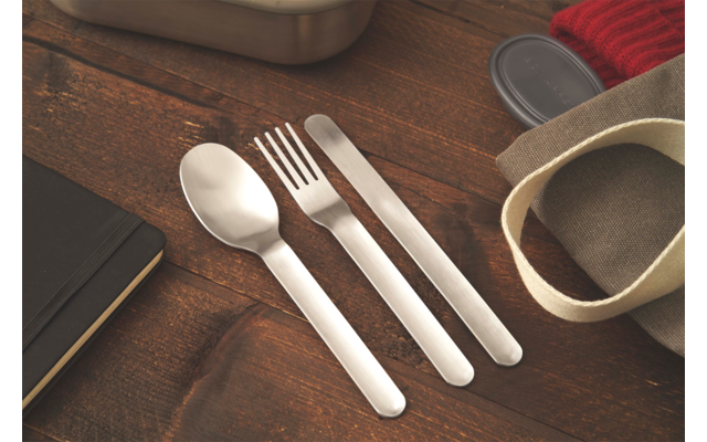 Black+Blum Juego De Cubiertos Black And Blum De Acero Inoxidable De 3 Piezas De 20 Cm De Plata 9 Black+Blum Juego De Cubiertos Black And Blum De Acero Inoxidable De 3 Piezas De 20 Cm De Plata - Imagen 7