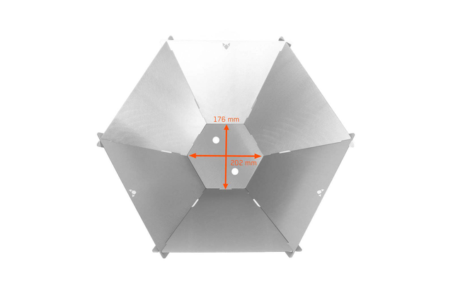 Fennek Hexagon Fire Bowl 17 Litros 8 Fennek Hexagon Fire Bowl 17 Litros - Imagen 6