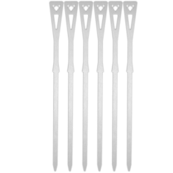 Fennek Pinchos Para Parrilla 6 Piezas Cortas 345 X 2 Mm