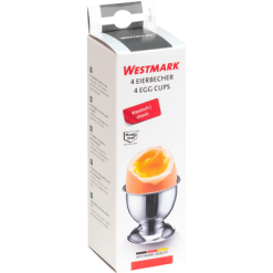 Westmark 4 Hueveras Con Pie De Acero Inoxidable -Cocinas y barbacoas Ventas 613647 4441595