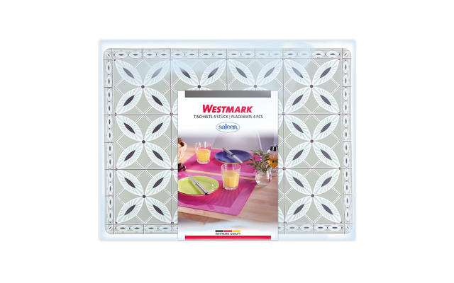 Westmark Arabesque Placemats 4 Piezas 43.5 X 28.5 Cm Taupe 6 Westmark Arabesque Placemats 4 Piezas 43.5 X 28.5 Cm Taupe - Imagen 4