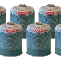 Cartucho De Válvula Coleman C500 Mezcla De Butano Y Propano 440 G 6 Piezas