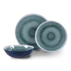 Juego De Vajilla De Melamina Kampa Aegean 12 Piezas