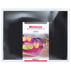 Westmark Uni Placemat 4 Piezas 42 X 32 Cm Beige Blanco -Cocinas y barbacoas Ventas 637499 4441635