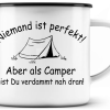 Taza De Esmalte Just Camper Nadie Es Perfecto