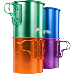 Taza De Aluminio Con Asas Plegables Y Escala De Medición GSI Bugaboo 415 Ml Verde -Cocinas y barbacoas Ventas 655224 4581171 2
